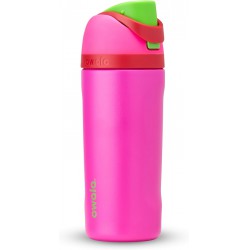 new Owala Kids FreeSip Insulated Stainless Steel Water Bottle with Straw, BPA-Free Sports Water Bottle, Great for Travel, 16 oz, All The Berries