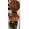 NEW Hamilton Beach 26031 Belgian Waffle Maker with Removable Nonstick Plates, Single Flip, Ceramic Grids, Black